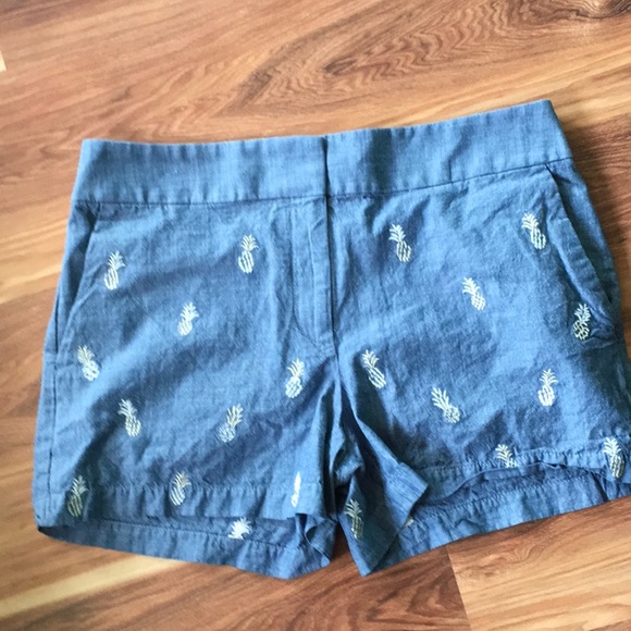 loft pineapple shorts